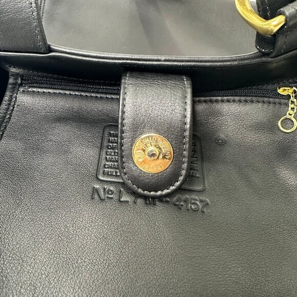 Vintage Coach 4157 SoHo Waverly Buckle Shoulder Bag Black Leather NWOT - Picture 14 of 16